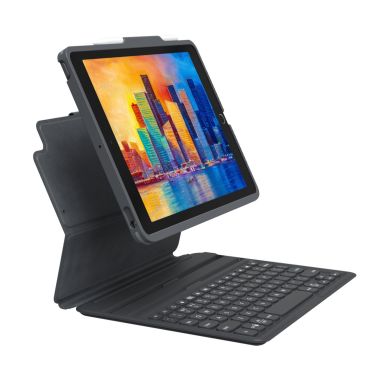 Zagg Keyboard | Case (Detachable) | iPad 11-inch (A16) / 10.9-inch (10th Gen) | Pro Keys - Black | Grey