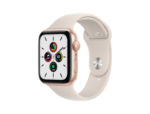 Apple Watch SE  44mm Gold with Starlight Sport Band