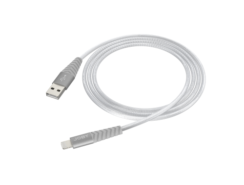 JOBY AluBraid USB-A to Lightning Cable - 1.2M - Silver
