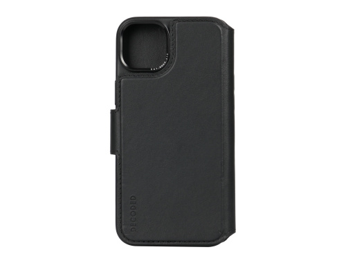 Decoded Leather Detachable Wallet - iPhone 15 Plus - Black