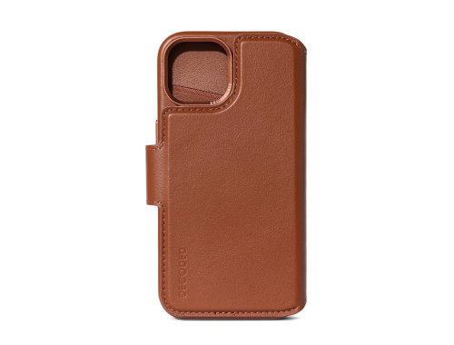 Decoded Leather Detachable Wallet - iPhone 15 Pro Max - Tan