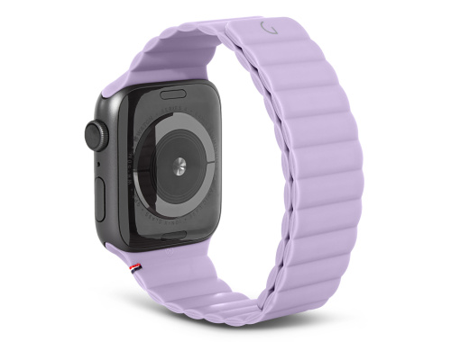 Decoded Silicone magnet Traction Strap Lite for Apple Watch 45/44/42mm - Lavender
