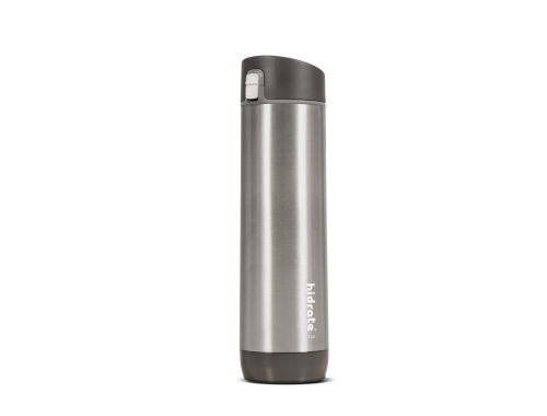 Hidrate Water Bottle 21oz. Chug - Brushed Stainless Steel