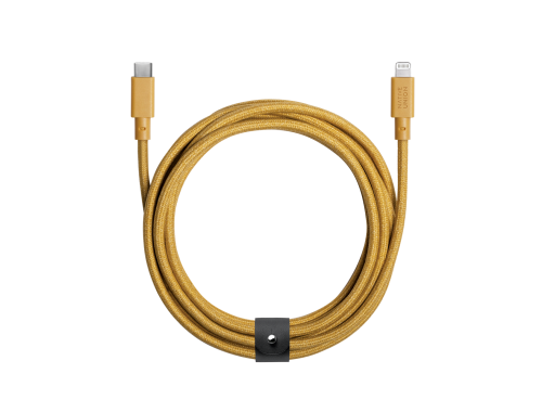 Native Union Belt Cable 3m - USB-C to Lightning - Kraft
