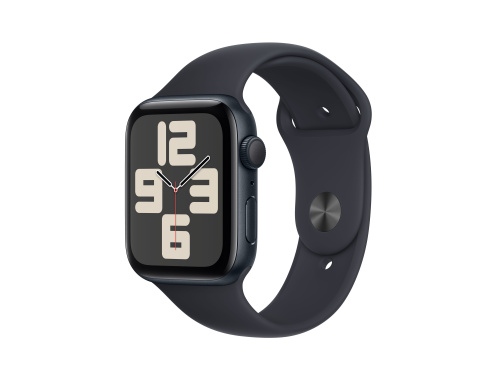 Apple Watch SE (2nd Gen) GPS 44mm Midnight Aluminium Case with Midnight Sport Band - M/L