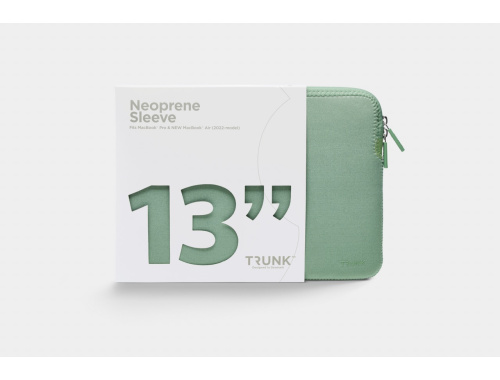 TRUNK 13" MacBook Pro & Air Sleeve - Jade Green