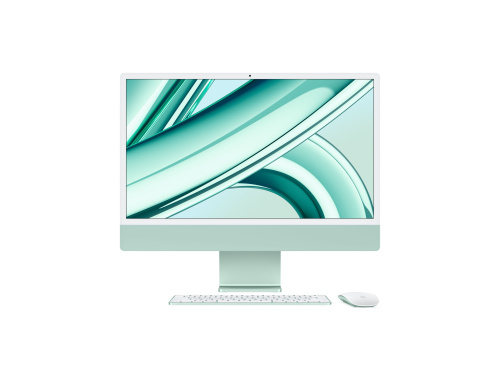 iMac 24-inch 4.5K, Apple M3 chip, 8C CPU, 10C GPU, 8GB RAM, 512GB SSD - Green