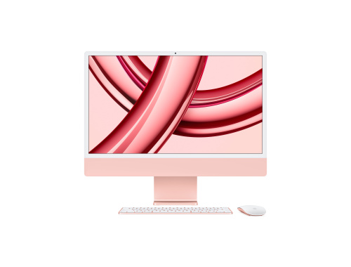 iMac 24-inch 4.5K, Apple M3 chip, 8C CPU, 10C GPU, 8GB RAM, 256GB SSD - Pink