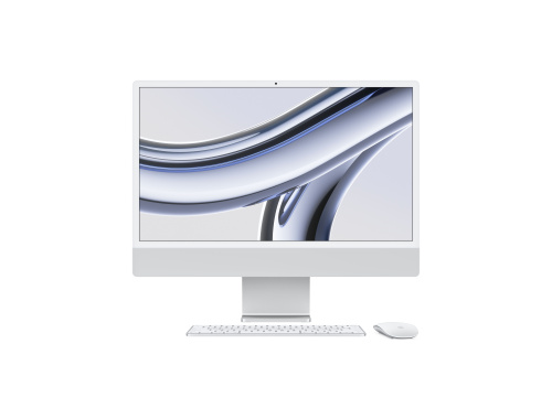 iMac 24-inch 4.5K, Apple M3 chip, 8C CPU, 10C GPU, 8GB RAM, 256GB SSD - Silver