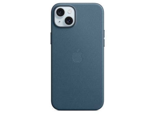 Apple Case iPhone 15 Plus FineWoven with MagSafe - Pacific Blue