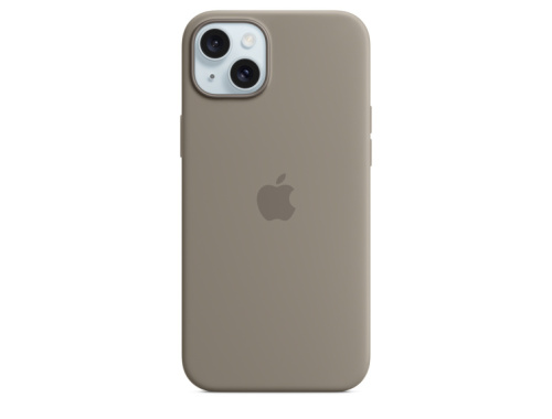 Apple Case iPhone 15 Plus Silicone with MagSafe - Clay
