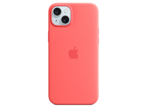 Apple Case iPhone 15 Plus Silicone with MagSafe - Guava