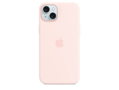 Apple Case iPhone 15 Plus Silicone with MagSafe - Light Pink