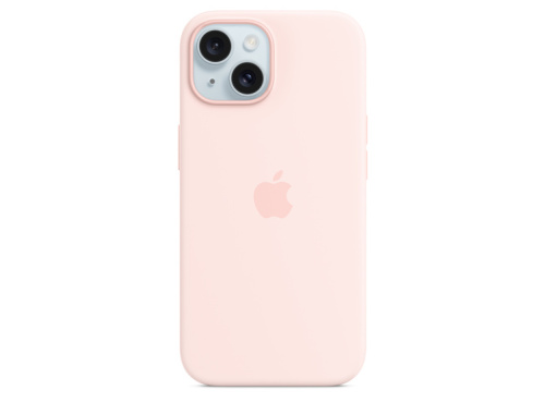 Apple Case iPhone 15 Silicone with MagSafe - Light Pink