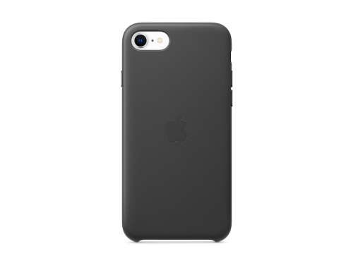 Apple iPhone SE (2nd Gen) Leather Case - Black