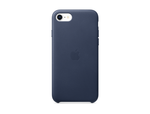 Apple iPhone SE (2nd Gen) Leather Case - Midnight Blue