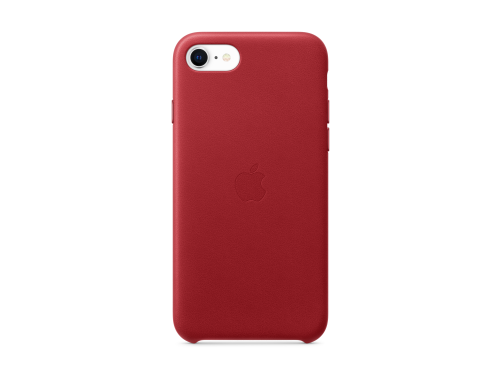 Apple iPhone SE (3rd /2nd Gen) Leather Case - Red