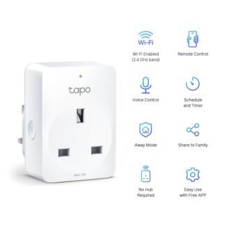 Tapo P110 (2-pack) Smart Plugs, Energy Usage Monitoring, App Remote Control to save bills