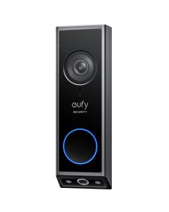 Eufy Video Doorbell 2K Battery Powered Home Base 2 | UK and EU Plug - Black