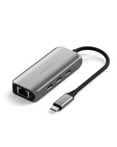 Satechi Adapter | 4-in-1 USB-C Hub | Space Grey