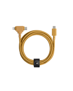 Native Union Duo Cable 1.5m - USB-C to USB-C & Lightning - Kraft