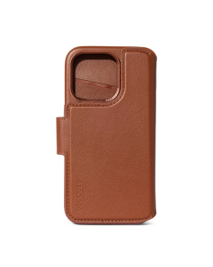 Decoded Leather Detachable Wallet - iPhone 15 Pro - Tan