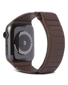 Decoded Leather Magnetic Traction Strap | 42/44/45mm - Chocolate Brown