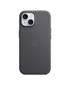 Apple Case iPhone 15 FineWoven with MagSafe - Black