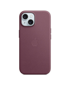 Apple Case iPhone 15 FineWoven with MagSafe - Mulberry
