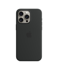 Apple Case iPhone 15 Pro Max Silicone with MagSafe - Black