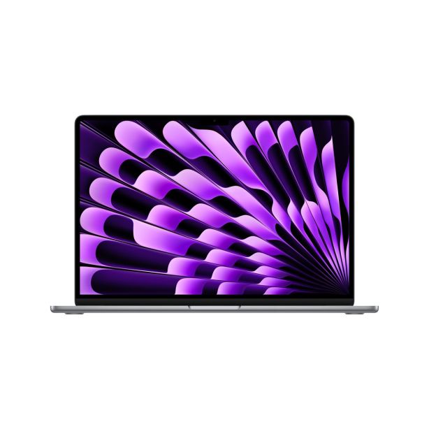 MacBook Air 15.3-inch, Apple M3 chip, 8C CPU, 10C GPU, 16GB UM, 512GB SSD - Space Grey main product photo