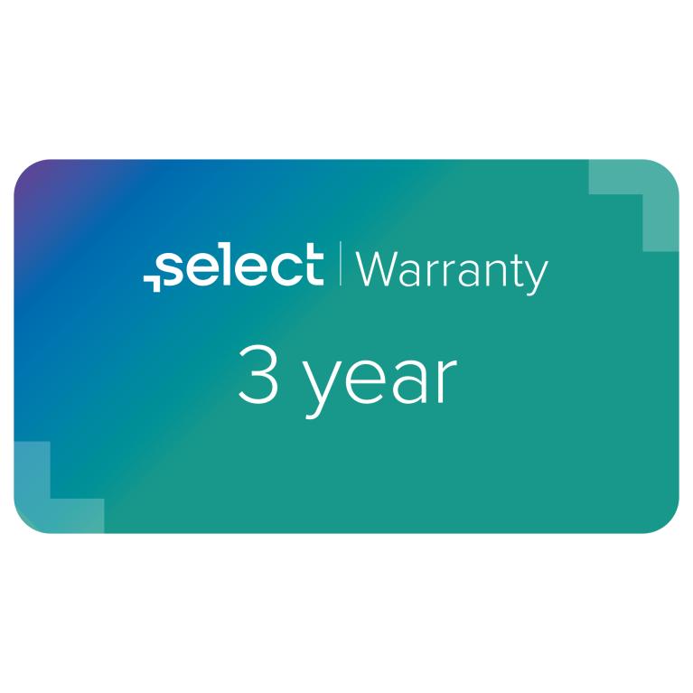 select exclusive 3 year warranty