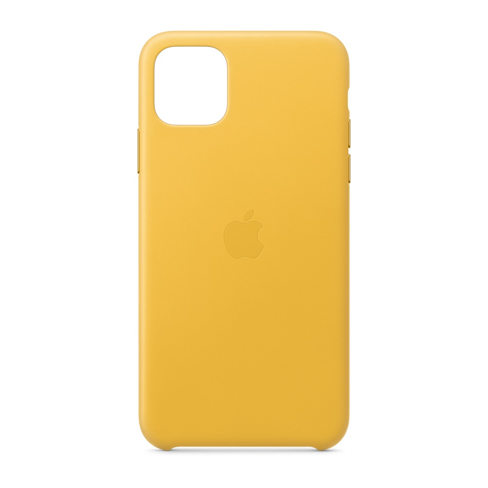 Buy Apple iPhone 11 Pro Max Leather Case - Meyer Lemon | Select Ireland