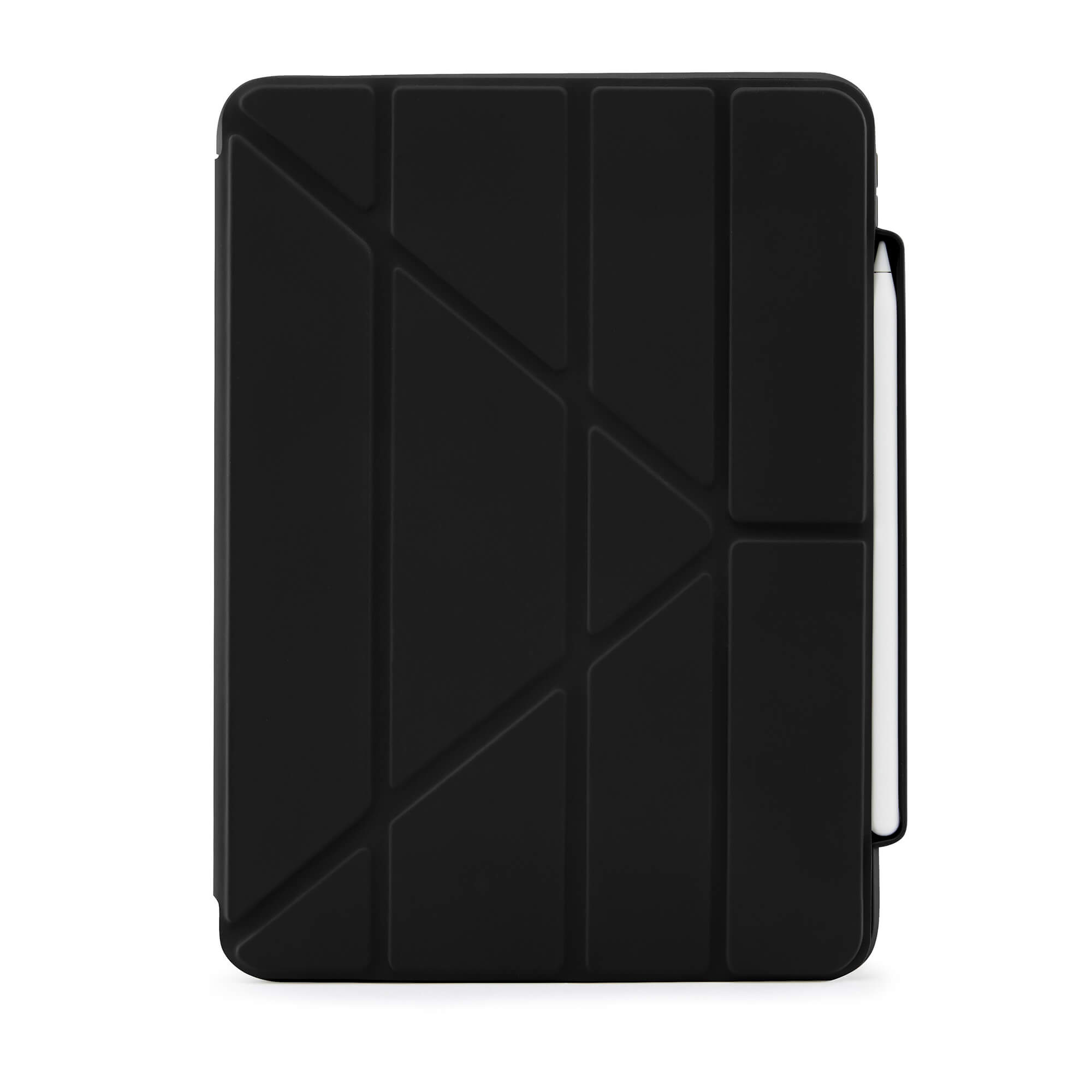 Pipetto iPad Air cover - Black, Origami Pencil case