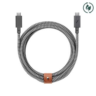 Native Union BELT PRO Cable (USB-C to USB-C) - Zebra