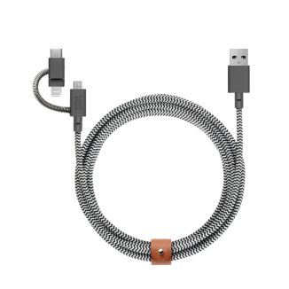 Native Union BELT Universal Cable (USB-A to Lightning & USB-C & Micro-USB)