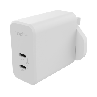 Mophie SpeedPort 67W Dual USB-C Wall Adapter