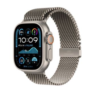 Apple Watch Ultra 2 GPS + Cellular 49mm Natural Titanium Case with Natural Titanium Milanese Loop
