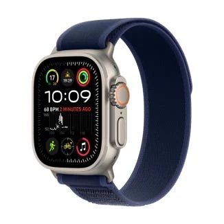 Apple Watch Ultra 2 GPS + Cellular 49mm Natural Titanium Case with Blue Trail Loop