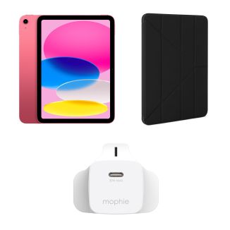 iPad A16 bundle with Power Adapter and Case