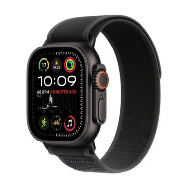 Apple Watch Ultra 2 GPS + Cellular 49mm Black Titanium Case with Black Trail Loop 