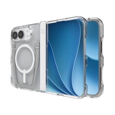 Zagg Case iPhone Duo | Crystal Palace Snap & Kickstand - Clear