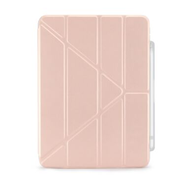 Pipetto Case iPad 11-inch (A16) / 10.9-inch (10th Gen) Origami No.3 | Pencil - Metallic Pink