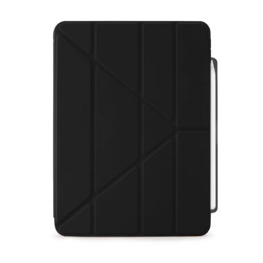 Pipetto Case iPad Air 11-inch ( M4 / M3 / M2 ) Origami No.3 | Pencil - Black