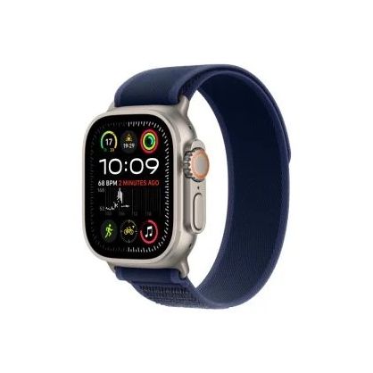Apple Watch Ultra 2 GPS + Cellular 49mm Natural Titanium Case with Blue Trail Loop