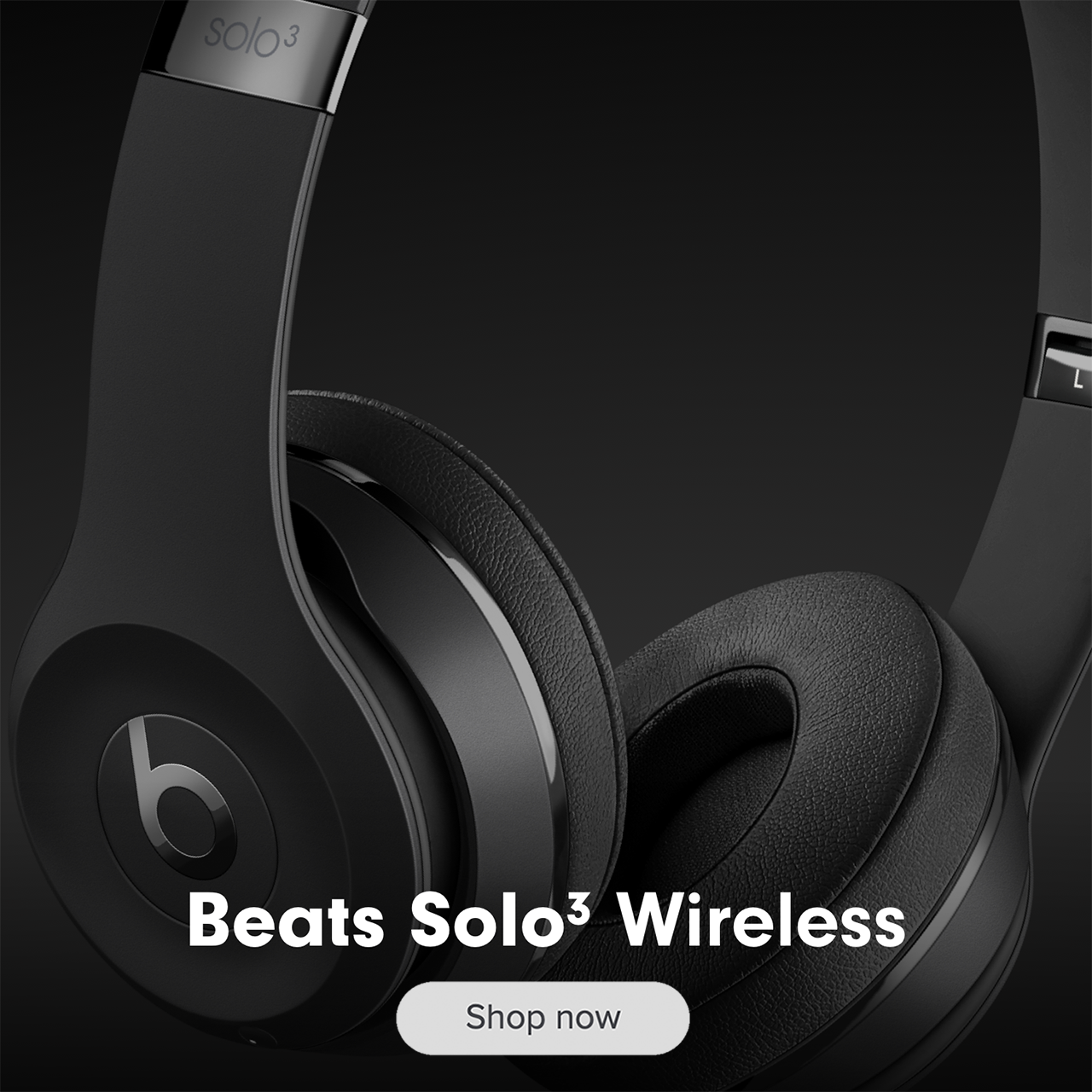 Beats by dre, solo3 over ear wireless  headphones