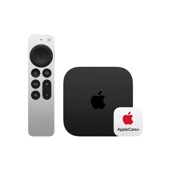 Apple TV with AppleCare+ logo