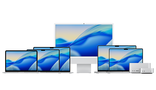 Mac, iMac and macbook family image