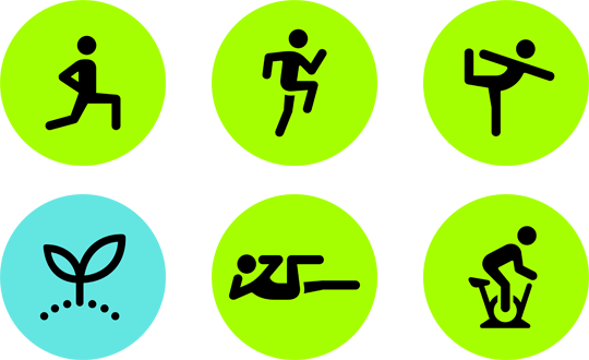 Apple fitness sport icons