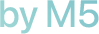 BY M5 written in macbook pro m5 gradient